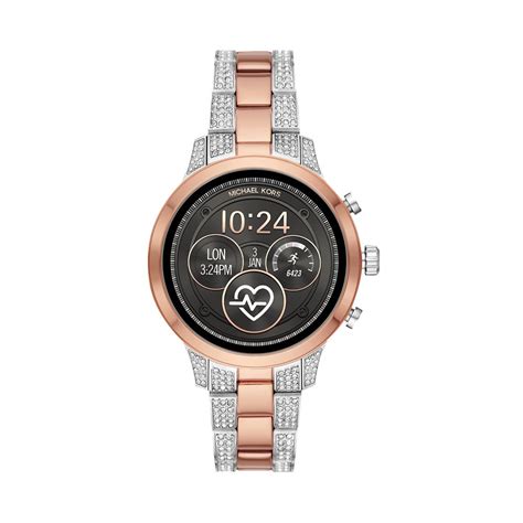 michael kors access runway two tone|Michael Kors 2 tone watch.